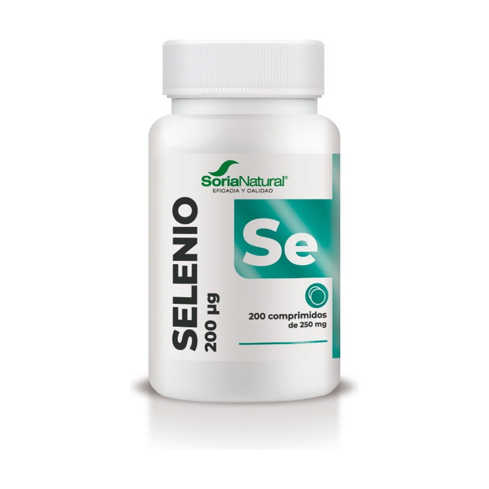 Soria Natural Selenio liberación sostenida 200 comprimidos de 250 mg Soria Natural Selenio liberación sostenida 200 comprimidos de 250 mg