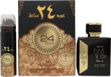 Ard Al Zaafaran Set Oud 24 Hours con Eau De Parfum de 100 ml y Desodorante de 50 ml