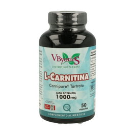 Vbyotics L-Carnitina Carnipure 1000 mg 50 Cápsulas Energía y Quema Grasas