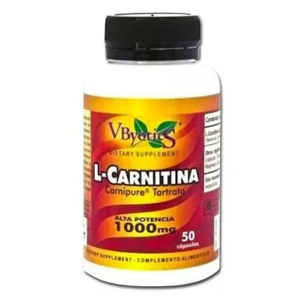 VBYOTICS L-Carnitina Carnipure 1000mg 50 cápsulas VBYOTICS L-Carnitina Carnipure 1000mg 50 cápsulas