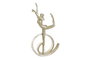 DKD Home Decor Figura de Ballet en Resina Dorado