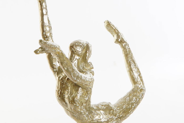 DKD Home Decor Figura de Ballet en Resina Dorado DKD Home Decor Figura de Ballet en Resina Dorado