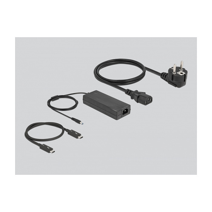 DeLOCK Estación de acoplamiento Thunderbolt 3 8K con Dual DisplayPort, USB, LAN y PD 3.0