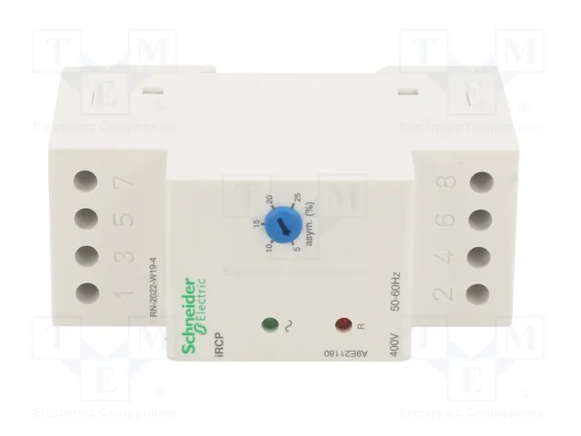 SCHNEIDER ELECTRIC Relé de monitorización de tensión de asimetría de fases 400VAC SCHNEIDER ELECTRIC Relé de monitorización de tensión de asimetría de fases 400VAC