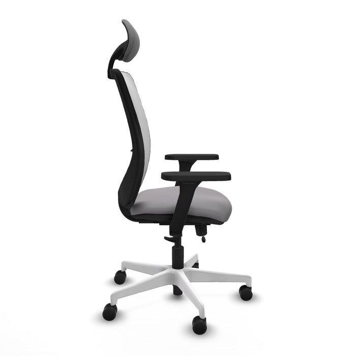 PIQUERAS Y CRESPO Silla de oficina Zulema Gris y Blanco PIQUERAS Y CRESPO Silla de oficina Zulema Gris y Blanco
