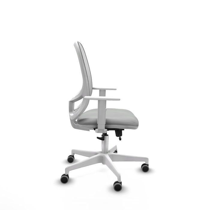 PIQUERAS Y CRESPO Silla de oficina Cilanco Gris claro y Blanco
