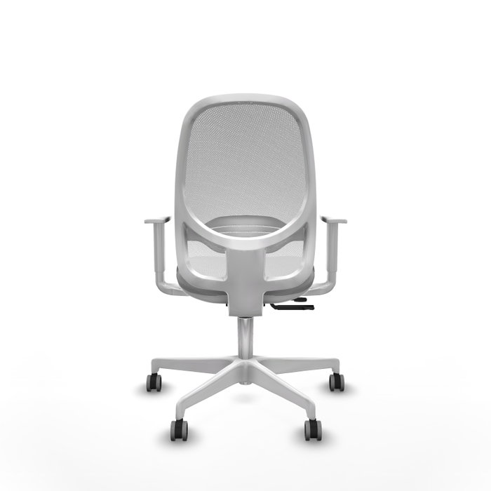 PIQUERAS Y CRESPO Silla de oficina Cilanco Gris claro y Blanco