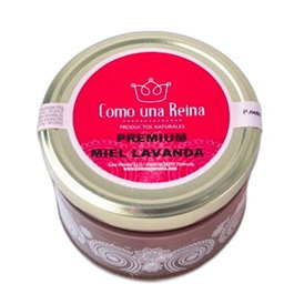 COMO UNA REINA Miel de Lavanda Tarro Cristal Premium 600 g