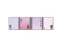 Gorjuss Display Cuadernos Notas Adhesivas Sparkle & Bloom 31,5x9,5x8,4cm