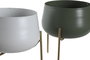 DKD Home Decor Macetero Metal 18x18x20 Surtido de 2 Colores