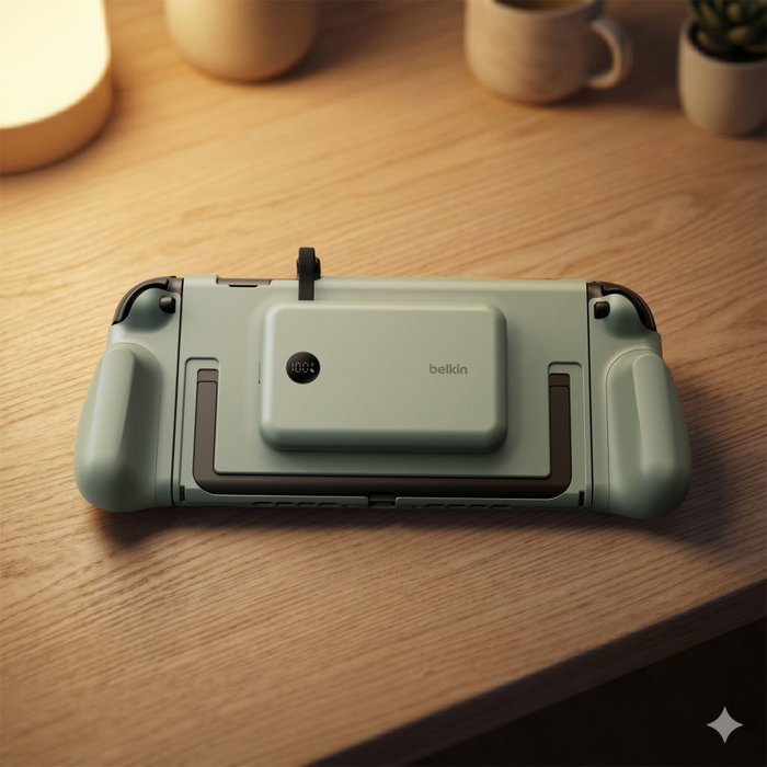 Belkin Gaming Grip para Nintendo Switch 2, verde oliva Belkin Gaming Grip para Nintendo Switch 2, verde oliva