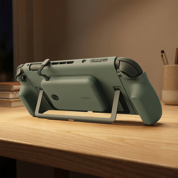 Belkin Gaming Grip para Nintendo Switch 2, verde oliva Belkin Gaming Grip para Nintendo Switch 2, verde oliva