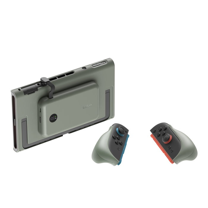 Belkin Gaming Grip para Nintendo Switch 2, verde oliva Belkin Gaming Grip para Nintendo Switch 2, verde oliva