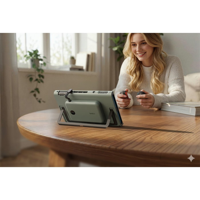 Belkin Gaming Grip para Nintendo Switch 2, verde oliva Belkin Gaming Grip para Nintendo Switch 2, verde oliva