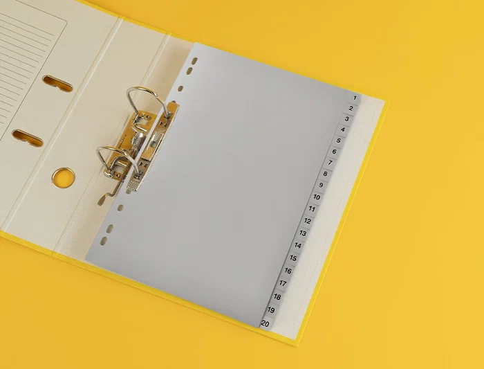 Q-connect Separadores Plástico 1-20 Din A4 Multitaladro Juego 20 Unidades Gris PVC