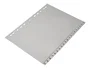Q-connect Separadores Plástico 1-20 Din A4 Multitaladro Juego 20 Unidades Gris PVC