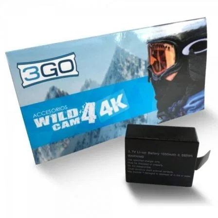 Batería 3GO WILD4002 para Cámara Digital Deportiva Wild Cam 4