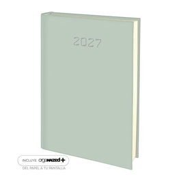 EDEUSTO Agenda Anual 2027 Ponza Cosida Tapa Acolchada Verde