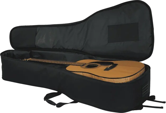 GATOR Funda Doble Guitarra Acústica Eléctrica Nylon 4G Negro