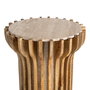 Mesa Auxiliar Madera-Mármol Salón 53 X 53 X 62 cm
