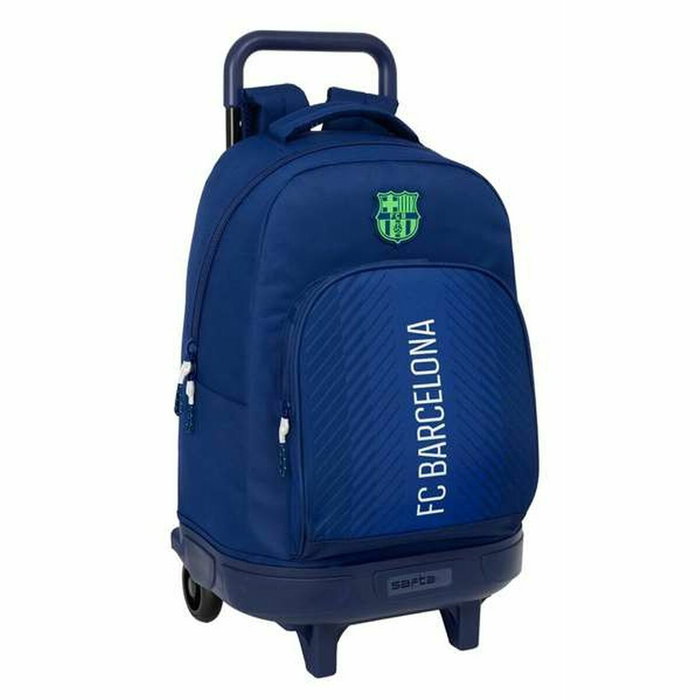 Safta Mochila Grande con Ruedas Compact Extraíble F.C. Barcelona Navy Blue