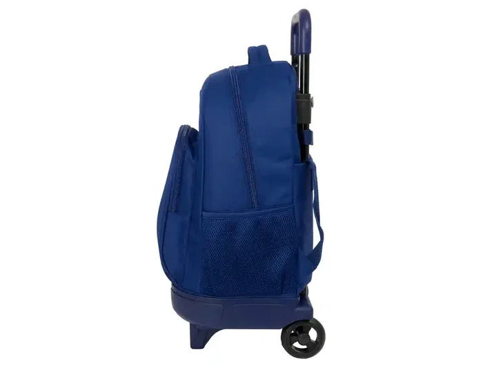 Safta Mochila Grande con Ruedas FC Barcelona Navy Blue Extraíble Compacta 450x330x220 mm