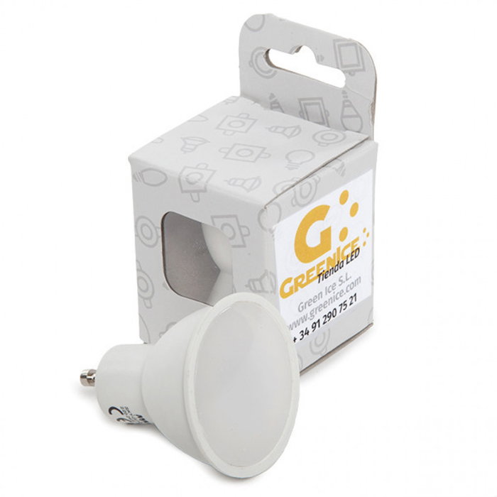 Sky Bombilla LED GU10 7W 520Lm 6000K Blanco Frío Sky Bombilla LED GU10 7W 520Lm 6000K Blanco Frío