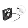 DeLOCK 67291 Ventilador Axial 92x92x25 mm 5V DC Negro, Flujo de Aire 1.02 m3/h, 2400 RPM, 31.4 dB para Carcasa de Ordenador