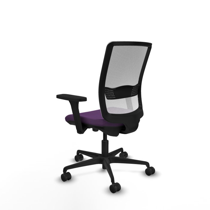 PIQUERAS Y CRESPO Silla de oficina Haches con mecanismo Sincro/Traslack, Morado y Blanco PIQUERAS Y CRESPO Silla de oficina Haches con mecanismo Sincro/Traslack, Morado y Blanco