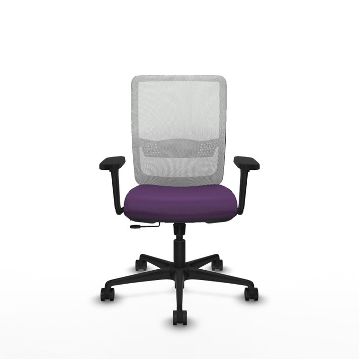 PIQUERAS Y CRESPO Silla de oficina Haches con mecanismo Sincro/Traslack, Morado y Blanco PIQUERAS Y CRESPO Silla de oficina Haches con mecanismo Sincro/Traslack, Morado y Blanco
