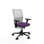 PIQUERAS Y CRESPO Silla de oficina Haches con mecanismo Sincro/Traslack, Morado y Blanco