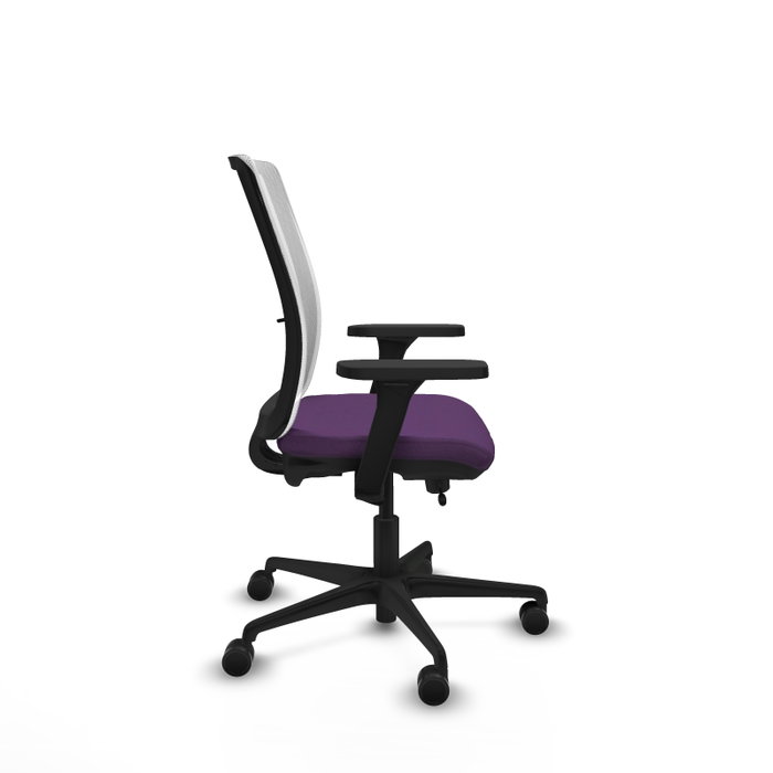 PIQUERAS Y CRESPO Silla de oficina Haches con mecanismo Sincro/Traslack, Morado y Blanco PIQUERAS Y CRESPO Silla de oficina Haches con mecanismo Sincro/Traslack, Morado y Blanco