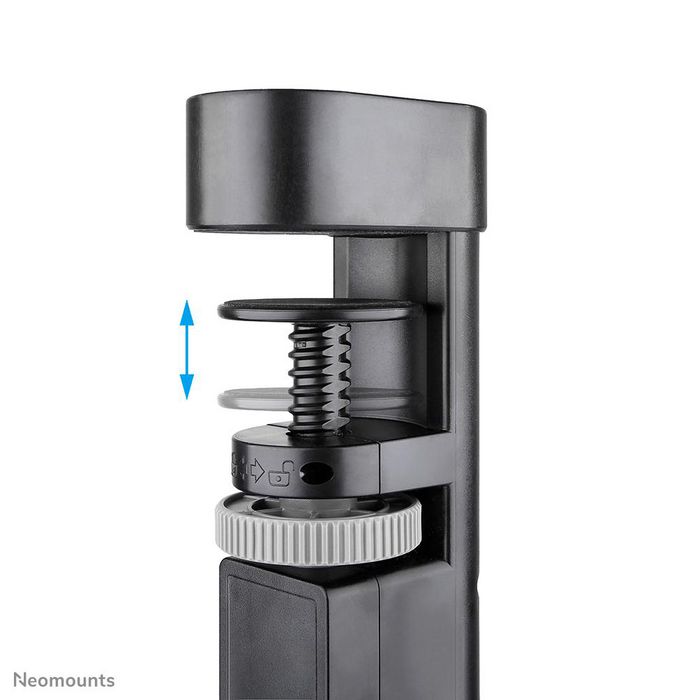 Neomounts DS22-840BL6 Regleta de Sobremesa con Abrazadera y Puertos USB-C y USB-A - Carga Rápida