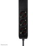 Neomounts DS22-840BL6 Regleta de Sobremesa con Abrazadera y Puertos USB-C y USB-A - Carga Rápida