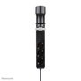 Neomounts DS22-840BL6 Regleta de Sobremesa con Abrazadera y Puertos USB-C y USB-A - Carga Rápida