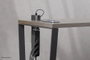 Neomounts DS22-840BL6 Regleta de sobremesa con abrazadera, 3 salidas AC y puertos USB-C/A, Negro