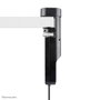 Neomounts DS22-840BL6 Regleta de Sobremesa con Abrazadera, 3x Schuko y USB-C/A de Carga Rápida - Negro