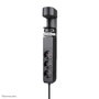Neomounts DS22-840BL6 Regleta de Sobremesa con Abrazadera, 3x Schuko y USB-C/A de Carga Rápida - Negro