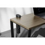 Neomounts DS22-840BL6 Regleta de Sobremesa con Abrazadera, 3x Schuko y USB-C/A de Carga Rápida - Negro