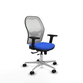 PIQUERAS Y CRESPO Silla de oficina Jorquera Azul y Blanco
