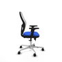 PIQUERAS Y CRESPO Silla de oficina Jorquera Azul y Blanco