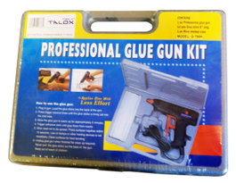 TALOX Kit Pistola Termofusora 80 W con Barra de Silicona 11 mm
