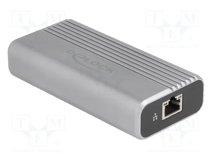 DeLOCK 64349 Adaptador de red USB Tipo C 10 Gigabit LAN RJ45 Plata DeLOCK 64349 Adaptador de red USB Tipo C 10 Gigabit LAN RJ45 Plata