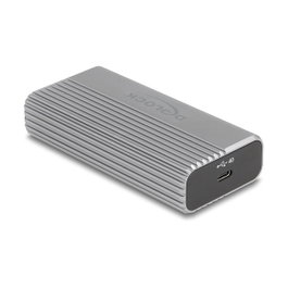 DeLOCK Adaptador de Red USB Tipo C 10 Gigabit Ethernet 40 Gbps Plata