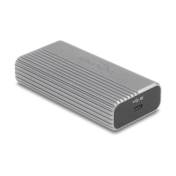 DeLOCK 64349 Adaptador de Red USB Tipo C a Ethernet 10 Gigabit LAN Plata