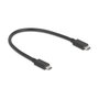 DeLOCK 64349 Adaptador de Red USB Tipo C a Ethernet 10 Gigabit LAN Plata