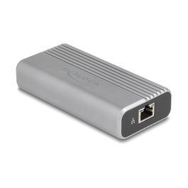 DeLOCK 64349 Adaptador de Red USB Tipo C a Ethernet 10 Gigabit LAN Plata