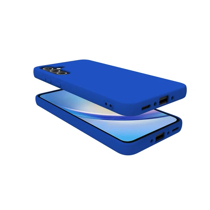 Celly CROMO1063BL Funda para Samsung Galaxy A35 5G - Azul - Protección contra Golpes y Rayones - 16,8 cm (6.6")