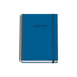 Bloc Dohe Colour Vibes Micro.Tapa Extra A5 100H 90Gr Cuadric.5X5 Azul