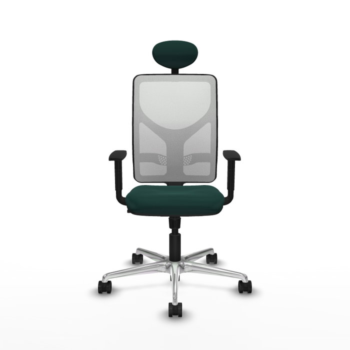 PIQUERAS Y CRESPO Silla de oficina Motilla con mecanismo Sincro, Verde botella y Blanco PIQUERAS Y CRESPO Silla de oficina Motilla con mecanismo Sincro, Verde botella y Blanco